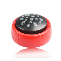 Fourniture d'usine Musique personnalisée Enregistrable par la voix Bouton facile à pousser Bouton de son Bouton de conversation électronique avec messages personnalisés