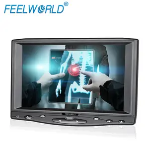 7 дюймов tft lcd автомобильный монитор с HDMI VGA AV1 AV2 для GPS навигации и блок дисплеев заднего вида