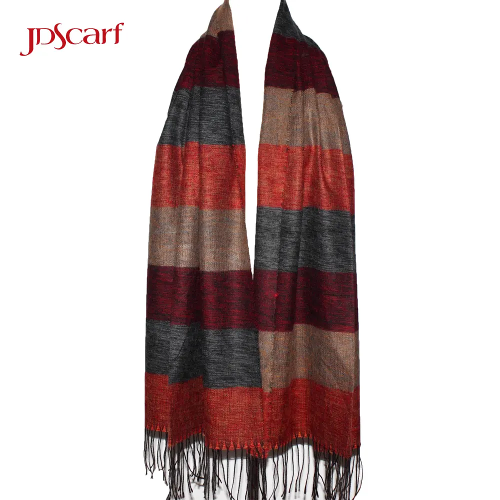 Black plaid scarf cashmere feeling dubai scarf for men knitted scarves for sale