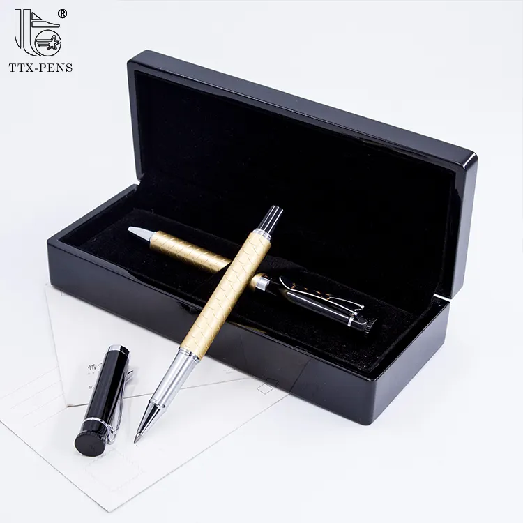 TTX Popular Promotional Luxury Good Customized Logo Accepted Corporate Gift Metal Ball Point Ballpoint Pen