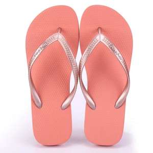 Grosir Sandal Jepit Luar Ruangan Wanita Logo Merek Kustom Pantai Pantai Musim Panas PVC - Product Image 1