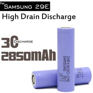 China , precio bajo! <span class=keywords><strong>3</strong></span>.7 v 29E 2850 mah recargable de iones de litio icr 18650 batería recargable de la batería mod para samsung - Product Image 1