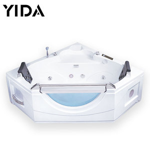 <span class=keywords><strong>Vasca</strong></span> da Bagno Triangolare di Lusso con Massaggio e Luci LED Cangianti - Product Image 6