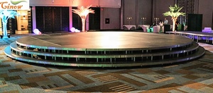 Cinow Giá Nhà Máy Phong Trào Quay Vòng Sân Khấu Gỗ Vòng Để Bán Đám Cưới - Product Image 2