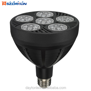 15 anos do fornecedor do ouro PAR30 <span class=keywords><strong>PAR38</strong></span> alumínio jóias iluminação 50 watts 8000k 10000k efeito azul raso 277v IP44 E26 recesso - Product Image 5