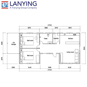 Exportación en todo el <span class=keywords><strong>mundo</strong></span> un dormitorio casa prefabricada - Product Image 6