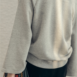 2018 Gros Oversize Off Épaule Manches Longues Mode Top Femmes - Product Image 6
