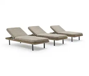 Hot Product Tuin Zon Meubelen Rotan Ronde Outdoor Lounge Bed