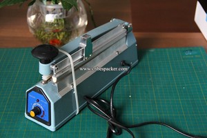 PFS-400 Corps En Aluminium Avec Coupe Latérale Sac Chaleur Manuel Impulsion Scellant Machine - Product Image 2