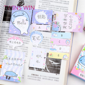 Quà Tặng Khuyến Mãi Bán Buôn 2019 Trường New Văn Phòng Phẩm Giá Danh Sách Tùy Chỉnh Phim Hoạt Hình Cá Thiết Kế Giấy Pads Memo Dính Ghi Chú 640 - Product Image 3