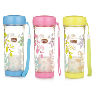 Pinkah moda al por mayor botella de bebida de plástico con cuerda llevar y filtro de té - Product Image 6