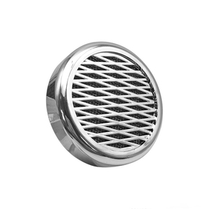 Aksesoris cerutu pelembap udara plastik perak bulat - Product Image 3