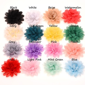 원피스 7.5cm 인공 장식 수제 쉬폰 패브릭 꽃 - Product Image 2