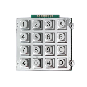 Robuuste push <span class=keywords><strong>button</strong></span> toetsenbord/4x4 <span class=keywords><strong>Matrix</strong></span> <span class=keywords><strong>16</strong></span> toetsen <span class=keywords><strong>keypad</strong></span>/Zinklegering brandstof dispenser toetsenbord - Product Image 1