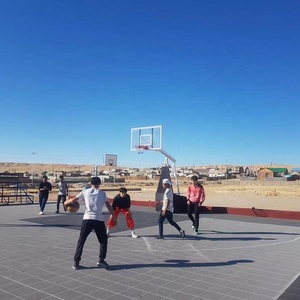 Made in China pavimentazioni da basket insonorizzate per esterni di buona qualità su misura 3x3 campo da basket - Product Image 1