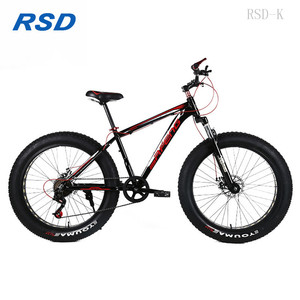 Precio al por mayor, bicicleta fatbike de acero, neumático ancho de 26 pulgadas, suspensión completa, lata plegable para nieve, freno de disco Doble - Product Image 3
