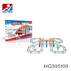 Nuevo diseño de plástico con pilas conjunto coche de juguete eléctrico <span class=keywords><strong>pista</strong></span> HC345108 - Product Image 2