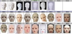 Nữ Bạc Tóc Giả Tóc Giả Đầu Ma-nơ-canh Với Tóc Dài Cho Tóc Giả Hiển Thị Mũ - Product Image 4