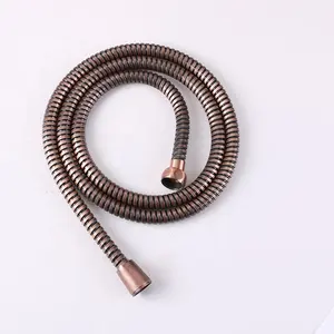 soft hand red bronze surface finish shower hose