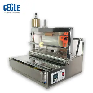 mini wrapping machine paper for packaging of cosme, manual cellophane wrapping machine