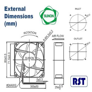 Ventilateur de refroidissement CPU pour ordinateur portable SUNON DC 12V EE80251B1-0000-A99 pour Sony Vaio - Product Image 3