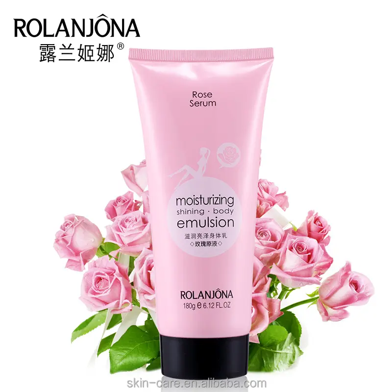 Rolanjona — crème blanchissante avec sérum rose, pour le corps, produit hydratant et éclaircissant, 60 ml