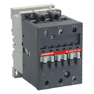 Hord 3NO Contactos auxiliares principales AC Tipos magnéticos eléctricos Contactor de conmutación de condensador 3P UCJX7-75-30-00