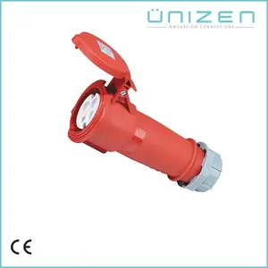 UNIZEN IP44 4 Polos Conector 32A 400 V IEC Estándar Industrial