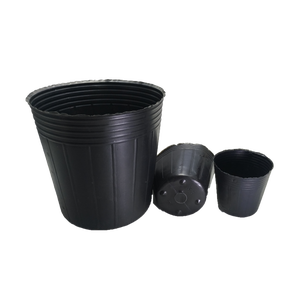 Maceta suave de plástico HDPE para nutrición de orquídeas, negra - Product Image 4
