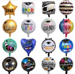 2022 graduation graduation party supplies congrats 18inch graduation balloon foil