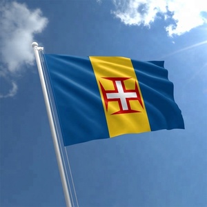 Bandera de país de <span class=keywords><strong>Madeira</strong></span> personalizada al por mayor, todas las banderas nacionales en nailon plástico seda de vinilo para agencias de viajes con logotipo personalizado - Product Image 2