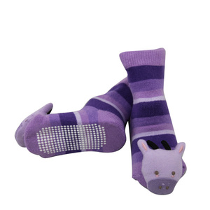 Calcetines <span class=keywords><strong>de</strong></span> algodón orgánico con dibujos animados para bebé, medias antideslizantes con diseños 3D - Product Image 3