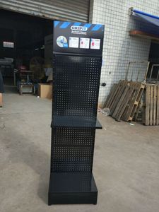 Giá tốt <span class=keywords><strong>Pop</strong></span> tùy chỉnh trung tâm mua sắm di động hàng hóa triển lãm tầng thép hiển thị móc treo đứng - Product Image 2