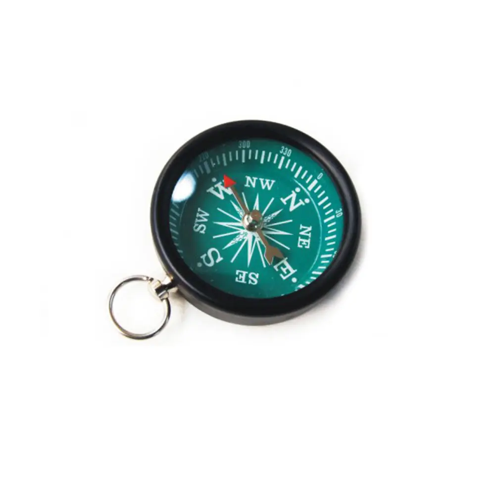 Werbe benutzerdefinierte billig metall schlüsselbund kompass