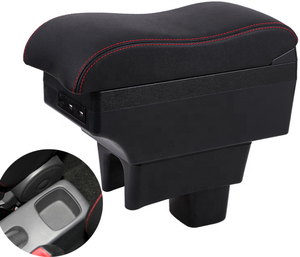 Reposabrazos Central para Coche con Diseño Nuevo 2020, Color Negro Completo, con Puerto USB y Caja de Almacenamiento para Suzuki <span class=keywords><strong>Baleno</strong></span> 2018-2021 - Product Image 6