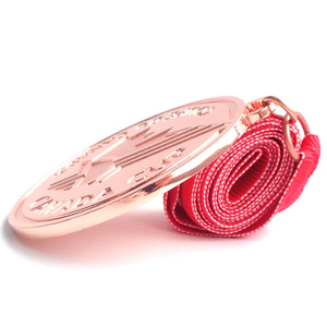 Medalla de tenis de mesa y voleibol deportiva artesanal de Metal barata personalizada con barra de cinta para recuerdos - Product Image 4