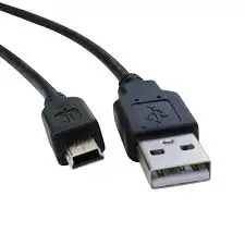 Cabo de dados de extensão micro usb fêmea, oem preto pvc macho a 3a mini cabo de dados de extensão