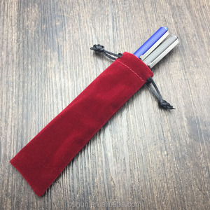 En gros Personnalisé <span class=keywords><strong>Feutre</strong></span> Liant Velours Grenat Smiggle Crayon Stylo <span class=keywords><strong>Pochette</strong></span> - Product Image 4