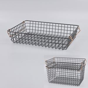 Metal <b>Wire</b> Design <b>Laundry</b> <b>Basket</b> with Handles - Product Image 4