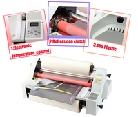 WD-V350 Machine à Plastifier Automatique A3 Double Face à Chaud et à Froid par Rouleaux