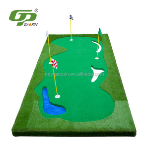 Tùy Chỉnh Trong Nhà Sân Gôn <span class=keywords><strong>Mini</strong></span> Mat Cá Nhân <span class=keywords><strong>Mini</strong></span> <span class=keywords><strong>Golf</strong></span> Đặt Màu Xanh Lá Cây Đào Tạo Hỗ Trợ - Product Image 2
