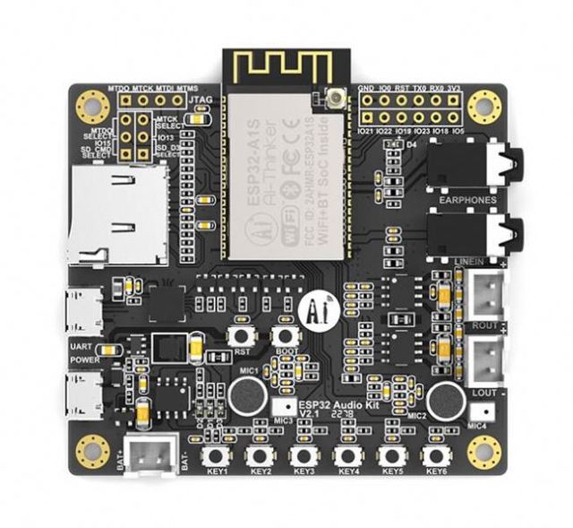 ESP32-Aduio-Kit WiFi+ Blue-tooth module ESP32 serial to WiFi / ESP32-Aduio-Kit audio development board with ESP32-A1S