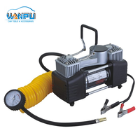 Wholesale Mini ABS DC12V Double Cylinder Automatic Portable Tyre Inflator with Pointer Pressure Gauge