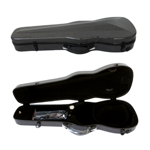 Sinomusik marque Archtop Design fibre de verre Triangle <span class=keywords><strong>violon</strong></span> étui rigide <span class=keywords><strong>4</strong></span>/<span class=keywords><strong>4</strong></span> couleur noire accessoires musicaux fabriqués en chine - Product Image 2