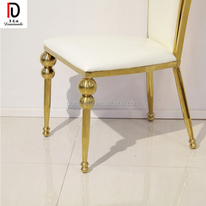 Comercio al por mayor más nuevo diseño <span class=keywords><strong>de</strong></span> oro lujo <span class=keywords><strong>alquiler</strong></span> Acero inoxidable silla evento para la venta - Product Image 3