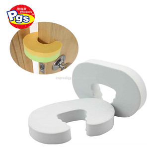 Protector de pellizco de dedo Eva blanco de 18mm Protector de puerta de seguridad y parachoques de bebé-Artículos diversos para el hogar - Product Image 3