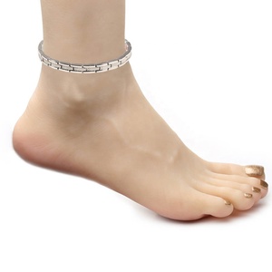 Wollet Haute Qualité Bracelet Femmes <span class=keywords><strong>Pied</strong></span> En Acier Inoxydable <span class=keywords><strong>Bijoux</strong></span> De Cheville - Product Image 2