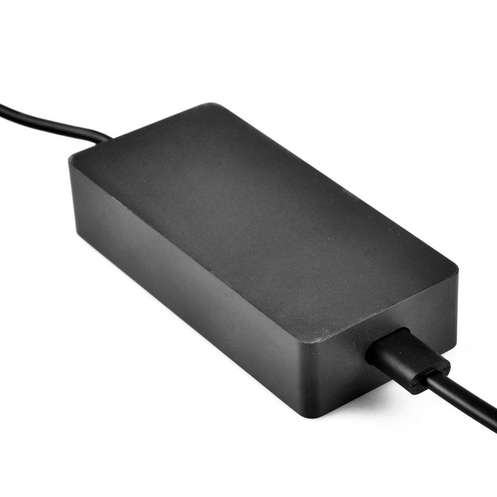 QYD Oplaadkabel, 15 V, 6 A, 90 W, voeding voor Microsoft, Surface Dock, 2 stations, Micorsoft Surface Pro, 8, 7, 6, 5, 4 dockstations, voeding, Surface Book 1661 1749 laptop AC-adapter, stroomkabel