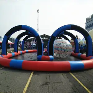 Interesting inflatable sport equipment,thicken pvc plato material Inflatable Zorb Ball Fence for children&adult