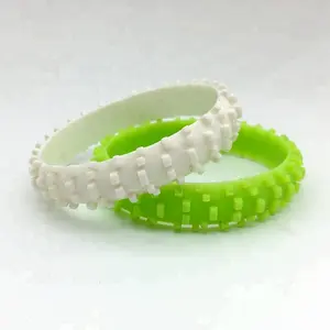 Pulseira de silicone, braceletes de treinamento de pneu com rodas de motocicleta